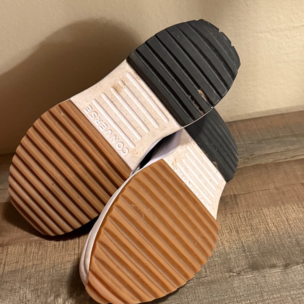 Converse Black & White Elevated Platform High Top… - image 3